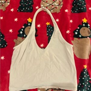 cream brandy melville halter